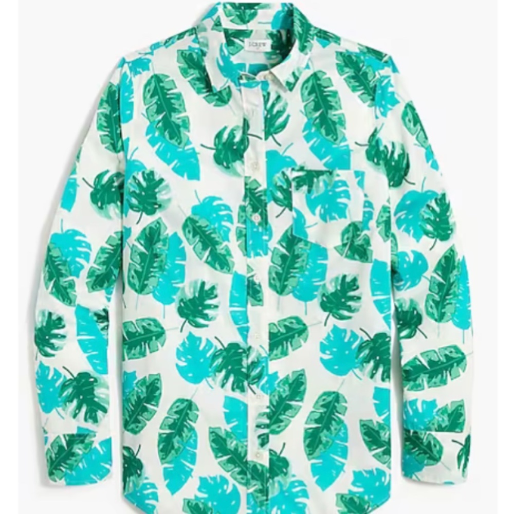 NWOT J Crew Factory Button Down Shirt, Size S